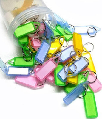 

Chainz Pack of 50 Tag Key Chain(Multicolor)