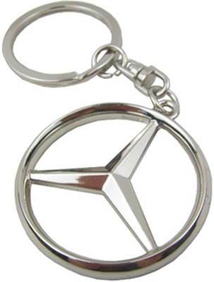 

Alexus Mercedes Logo Key Chain(Silver)