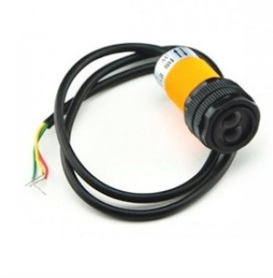 

ANE Smart Car Robot E18-D80NK Infrared Obstacle Avoidance Photoelectric Sensor Proximity Switch 3-80cm Detection Range Adjustable(Orange)