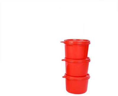 Huskey Carry333 3 Containers Lunch Box(400 ml), Red