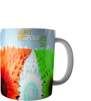 

RD Creations Specially Designed Coffee mug on the occasion on National festival Independence Day 15081947ID285 Ceramic Mug(300 ml), Multicolor