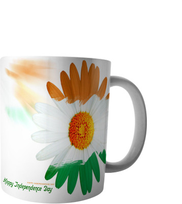 

RD Creations Specially Designed Coffee mug on the occasion on National festival Independence Day 15081947ID263 Ceramic Mug(300 ml), Multicolor