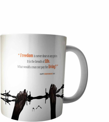

RD Creations Specially Designed Coffee mug on the occasion on National festival Independence Day 15081947ID221 Ceramic Mug(300 ml), Multicolor