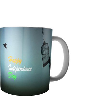 

RD Creations Specially Designed Coffee mug on the occasion on National festival Independence Day 15081947ID251 Ceramic Mug(300 ml), Multicolor