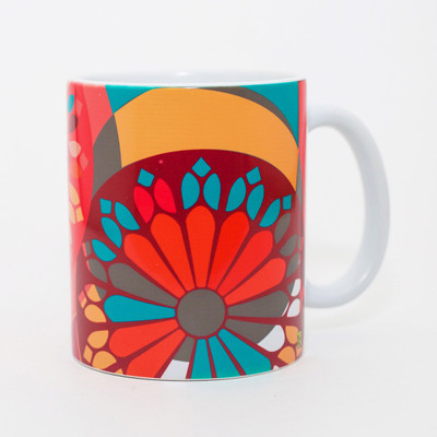 

MadCap Designer - Vibrance Ceramic Mug(350 ml), Multicolor