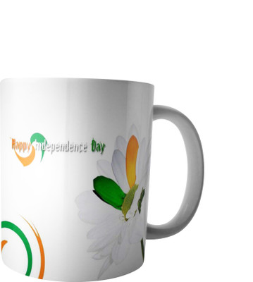 

RD Creations Specially Designed Coffee mug on the occasion on National festival Independence Day 15081947ID267 Ceramic Mug(300 ml), Multicolor