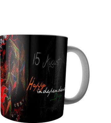 

RD Creations Specially Designed Coffee mug on the occasion on National festival Independence Day 15081947ID248 Ceramic Mug(300 ml), Multicolor