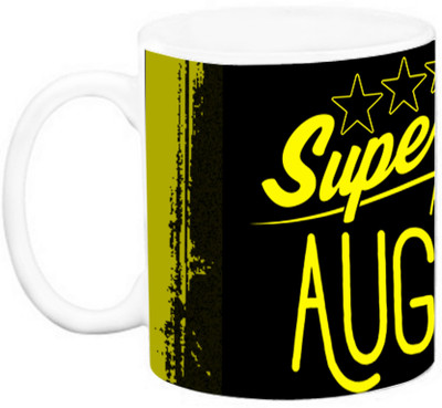 

EFW Superstar are born in August Ceramic Mug(325 ml), Multicolor