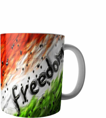 

RD Creations Specially Designed Coffee mug on the occasion on National festival Independence Day 15081947ID232 Ceramic Mug(300 ml), Multicolor