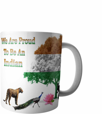 

RD Creations Specially Designed Coffee mug on the occasion on National festival Independence Day 15081947ID216 Ceramic Mug(300 ml), Multicolor