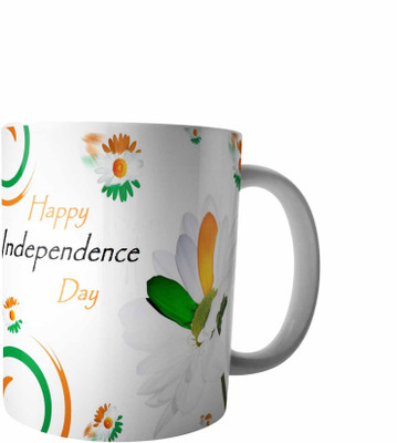

RD Creations Specially Designed Coffee mug on the occasion on National festival Independence Day 15081947ID224 Ceramic Mug(300 ml), Multicolor