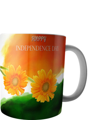 

RD Creations Specially Designed Coffee mug on the occasion on National festival Independence Day 15081947ID237 Ceramic Mug(300 ml), Multicolor