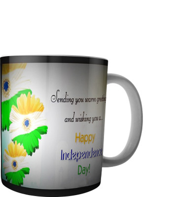 

RD Creations Specially Designed Coffee mug on the occasion on National festival Independence Day 15081947ID247 Ceramic Mug(300 ml), Multicolor