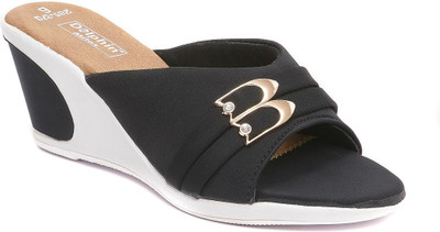 

Dolphin Miles Women Black Wedges