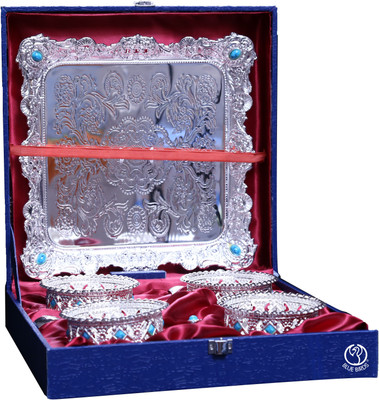 

Blue Birds Bowl Spoon Tray Serving Set(Pack of 1)