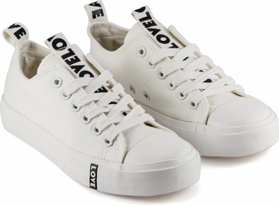 

DeVEE Love The Way You Lie White Sneakers For Women(White
