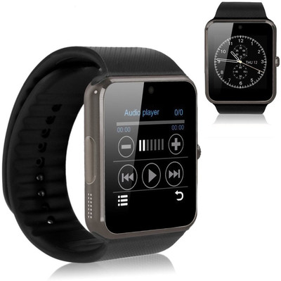 

JIE BLACK 0016 BLACK Smartwatch(Black Strap Free Size)