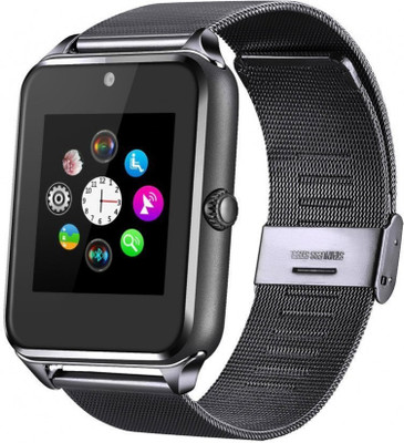 

ESTAR Bluetooth Smartwatch Compatible With Intex Aqua 3G Strong Black Smartwatch(Black Strap Free Size)