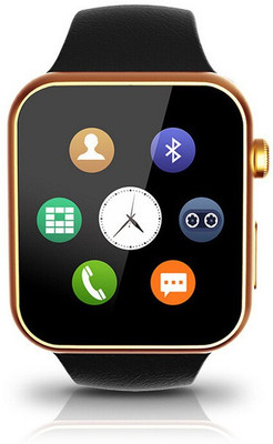 

ESTAR Bluetooth Smartwatch Compatible With Intex Aqua 4.5 Pro Gold Smartwatch(Brown Strap Free Size)