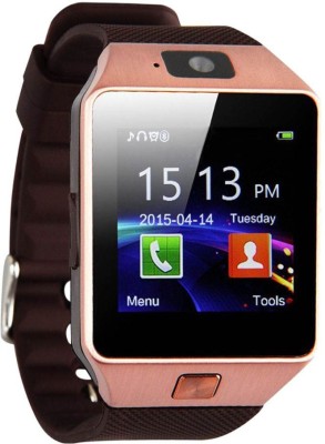 

ESTAR Bluetooth Smartwatch Compatible With Intex Aqua 4G Strong Gold Smartwatch(Brown Strap Free Size)