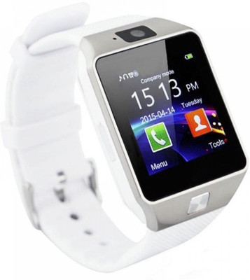 

ESTAR Bluetooth Smartwatch Compatible With Intex Aqua Craze White Smartwatch(White Strap Free Size)