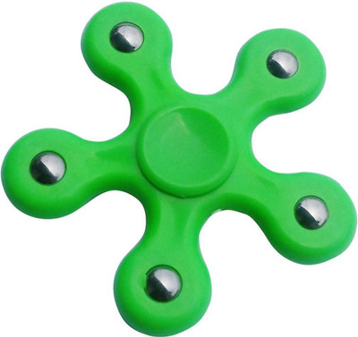 

JHARJHAR 5 BALLS & 5 ARMS FIDGET SPINNERS-B(Green)