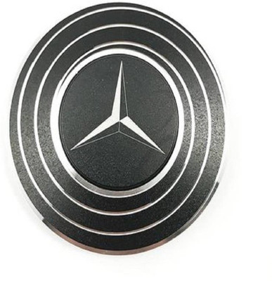 

Happy GiftMart Mercedes Benz High Quality Round Metal Fidget Spinner With Guaranteed 2 Minute Spin Time (BLACK)(Black)
