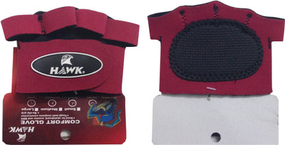 

Hawk Comfort Half Gym & Fitness Gloves (M, Red)