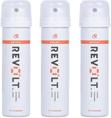 

REVOLT Pocket Oxygen Mini Natural Pack(3 Cans) Volume-1.5 Litre Sports Bottle Holder