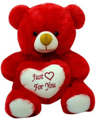 

PRACHI TOYS Prachi Heart Bear cm 20 - 20 cm(Red)