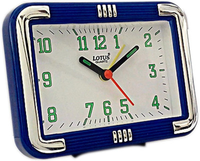 

Lotus Analog Blue Clock