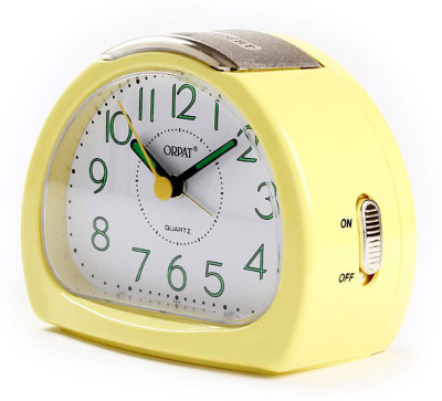 

Orpat Analog Yellow Clock