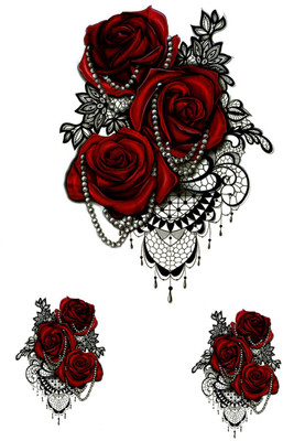 

Savii Arm Hand Wrist Tattoo(Rose Pearl)