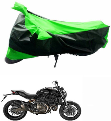 AKART Two Wheeler Cover for Ducati(Monster 795, Black, Green)