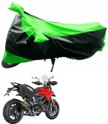 AKART Two Wheeler Cover for Ducati(Hyperstrada, Black, Green)