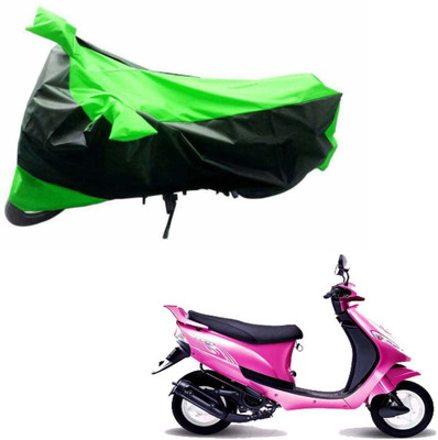 BRPEARl Two Wheeler Cover for Mahindra(Kine, Black, Green)