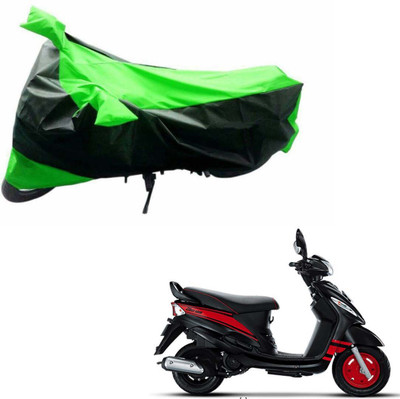 BRPEARl Two Wheeler Cover for Mahindra(Rodeo RZ, Black, Green)