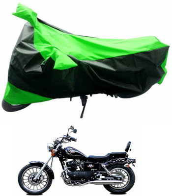 AKART Two Wheeler Cover for FAB Regal Raptor(Daytona 350, Black, Green)