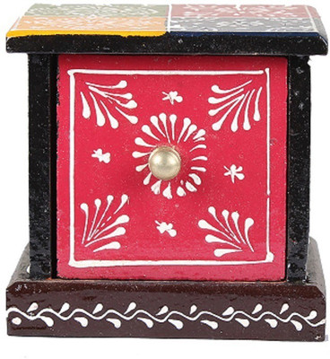 

APKAMART Handcrafted Accessory Box Makeup and jewellery Vanity Box(Multicolor)