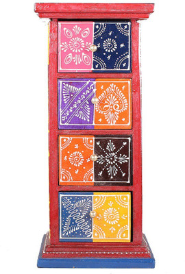 

APKAMART Decorative Jewellery Box Makeup and jewellery Vanity Box(Multicolor)