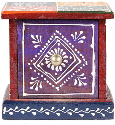 

APKAMART Handcrafted Mini Accessory Box Makeup and jewellery Vanity Box(Multicolor)