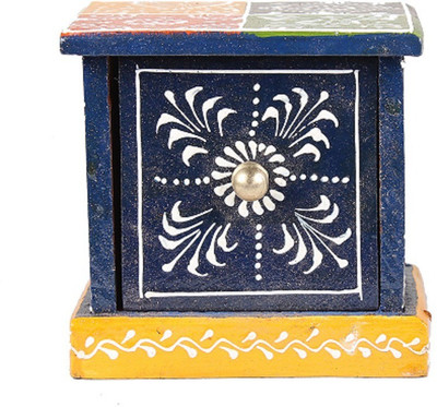 

APKAMART Handicraft Mini Storage Box Makeup and jewellery Vanity Box(Multicolor)