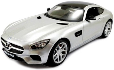 

Maisto Mercedes Benz AMG GT Silver, Scale 1:18 diecast Scale Model car(White)