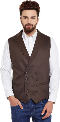 HYPERNATION Solid Men Waistcoat