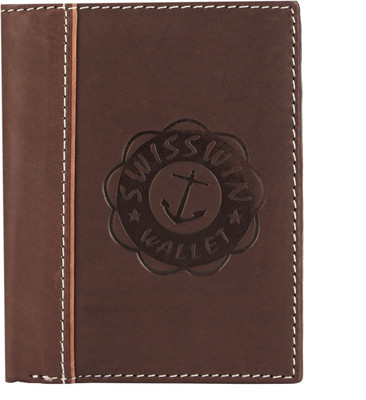 

Ananya Men Brown Genuine Leather Wallet(5 Card Slots), Brown-142