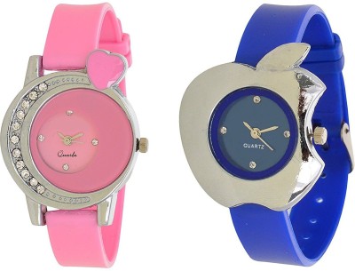 vk sales Pink And Blue Watch  - For Women   Watches  (vk sales)