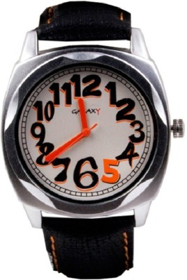 Galaxy GY013WHTBLK Watch  - For Men   Watches  (Galaxy)
