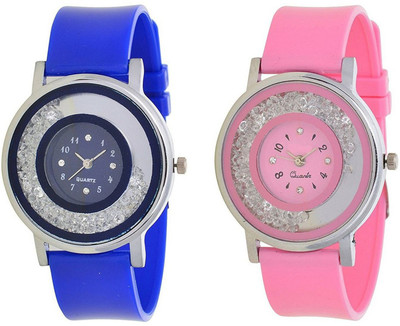 

vk sales Blue And Pink Watch - For Women