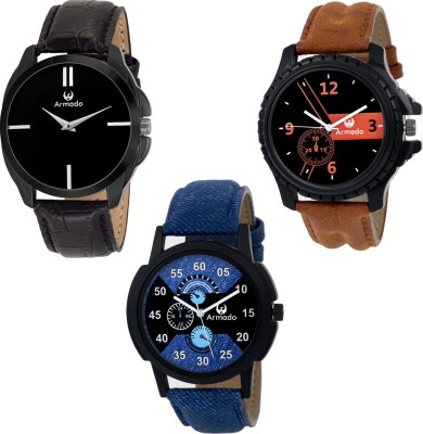 Armado AR-251261 Combo of 3 Stylish Watch  - For Men   Watches  (Armado)