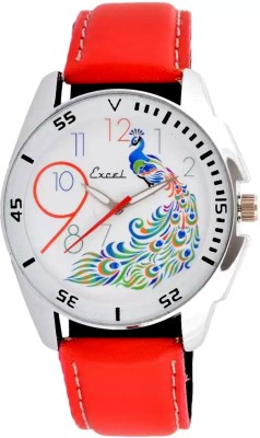 EXCEL Red-Peacock Watch  - For Men & Women   Watches  (Excel)